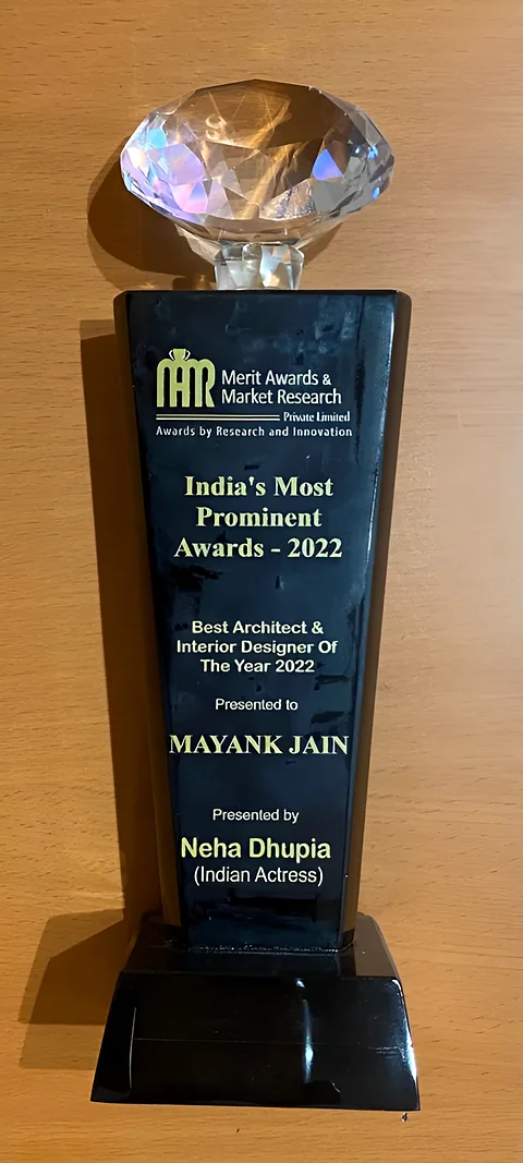 India’s Most Prominent Awards 2022 trophy