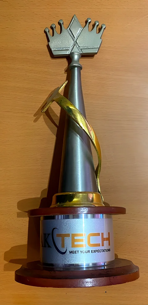 RAK TECH Performance Excellence trophy