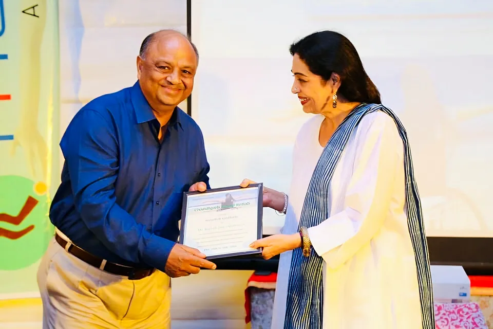Rajesh Jain with Smt. Kirron Kher