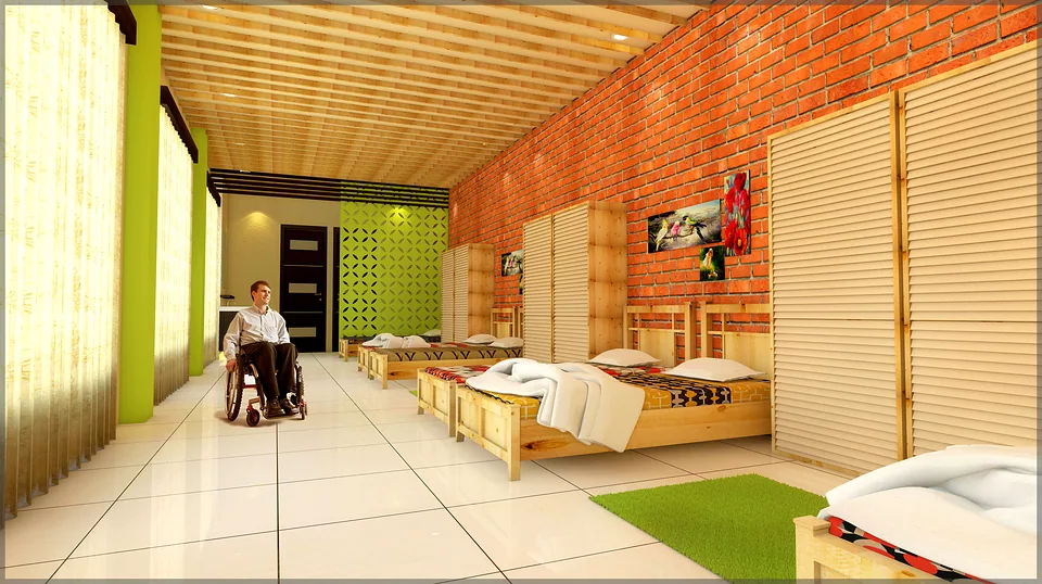 Ward with independent cupboards