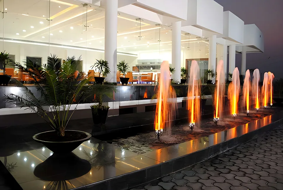 Entrance water feature
