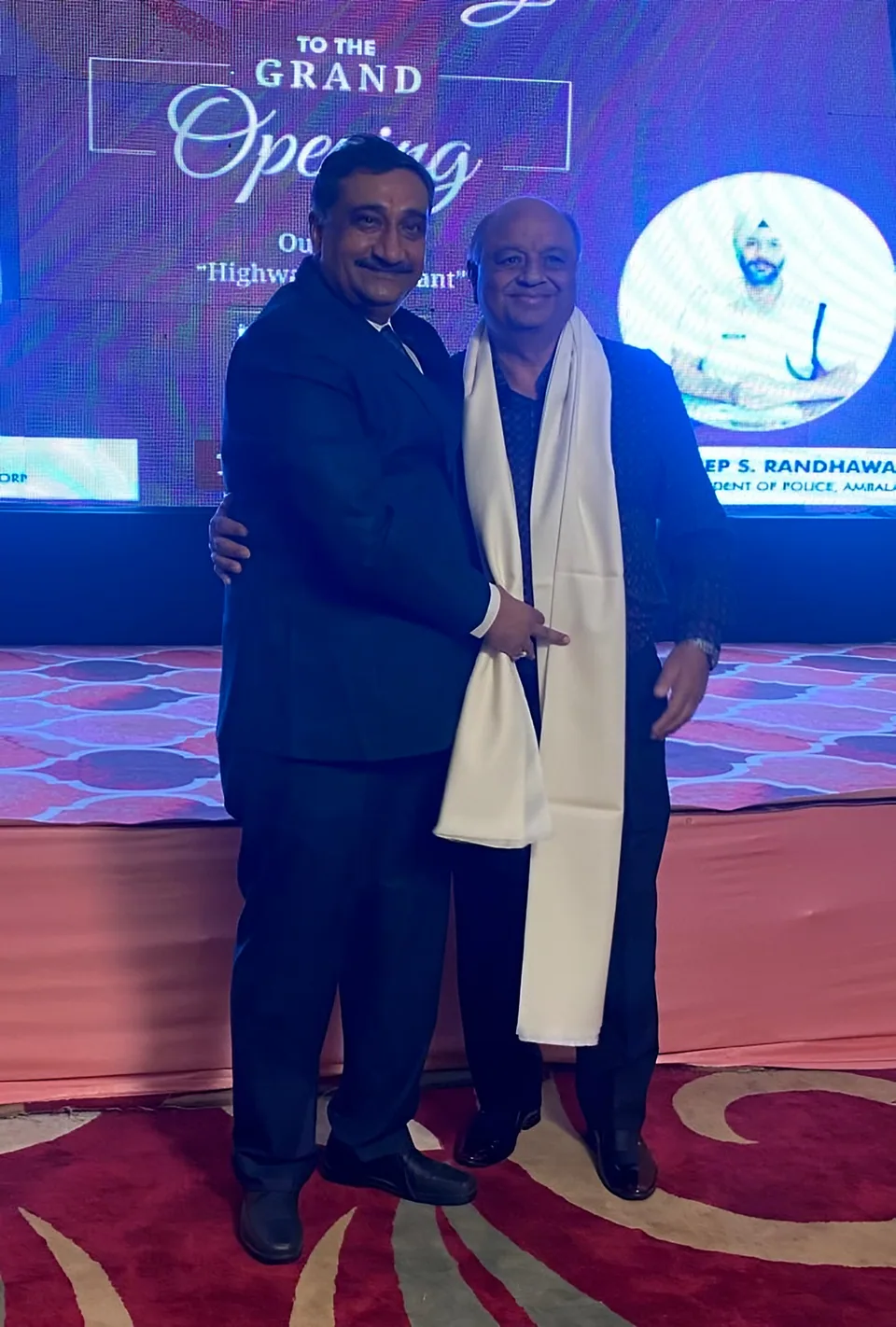 Rajesh Jain honoured by the client