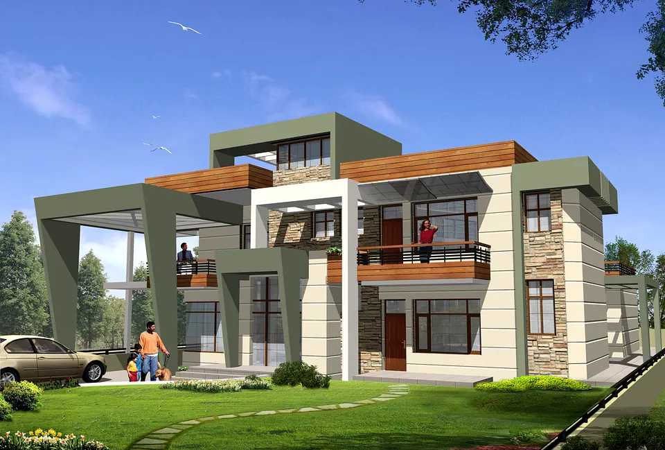 Garden elevation