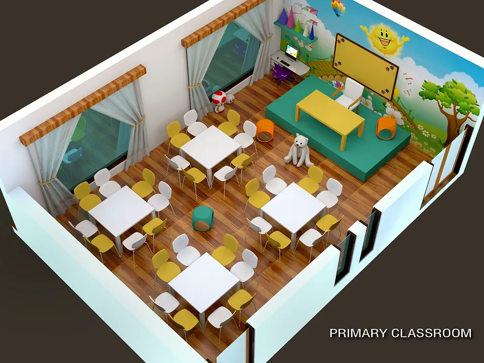 Primary classroom — 3D